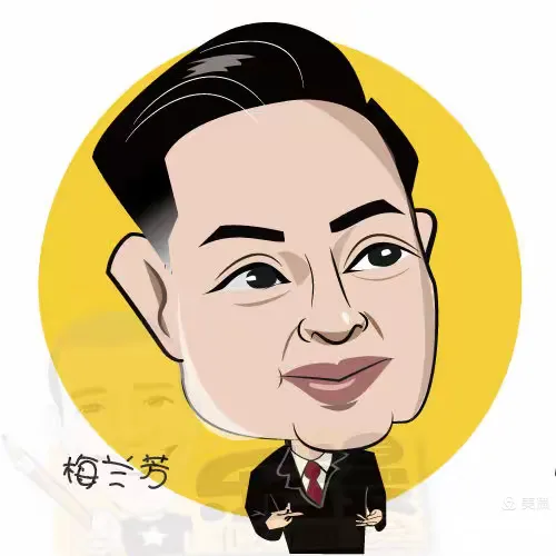 京剧大师梅兰芳肖像漫画